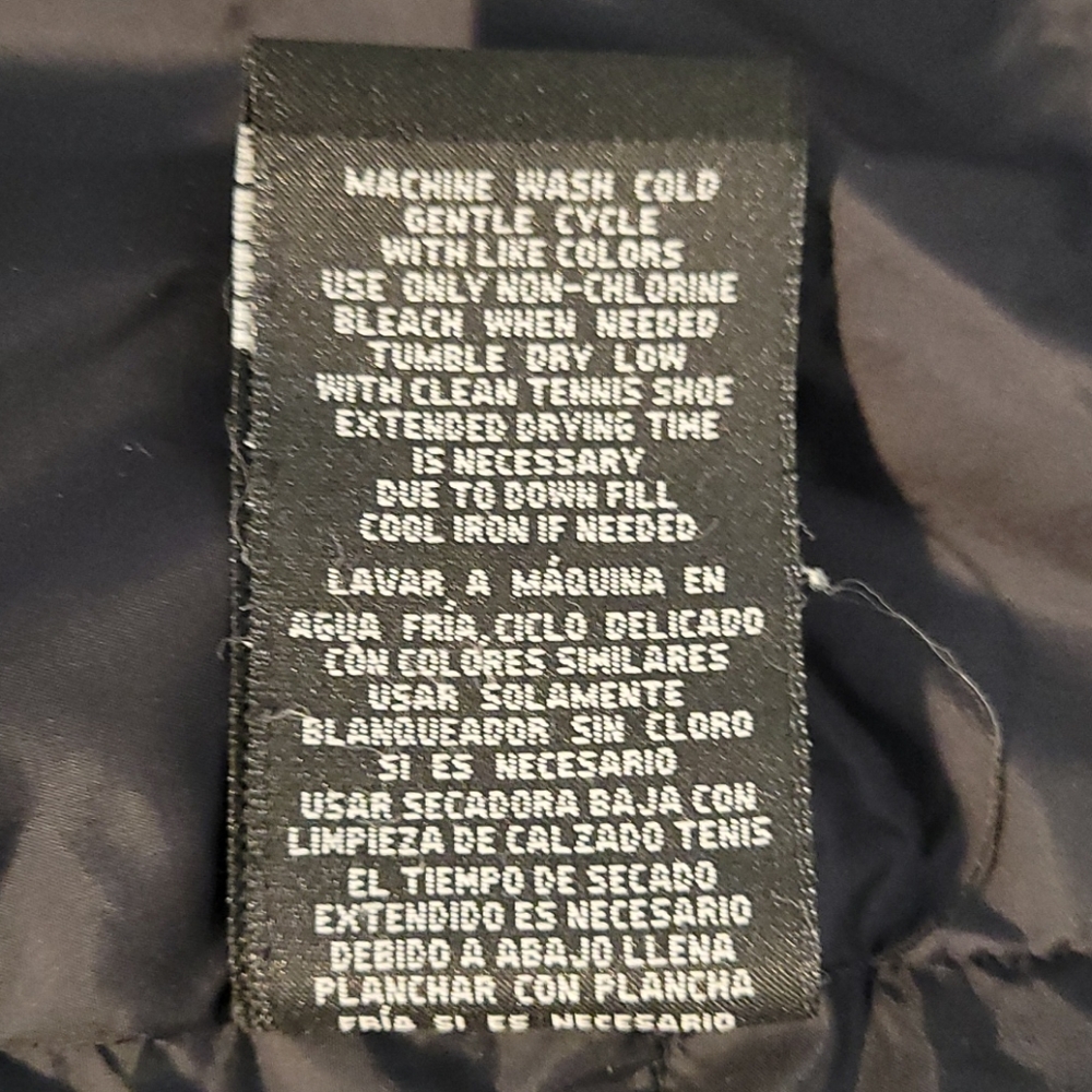 Down feather vest. Black, Athletech, size S - Picture 5 of 5